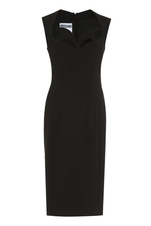 Crepe sheath dress-0